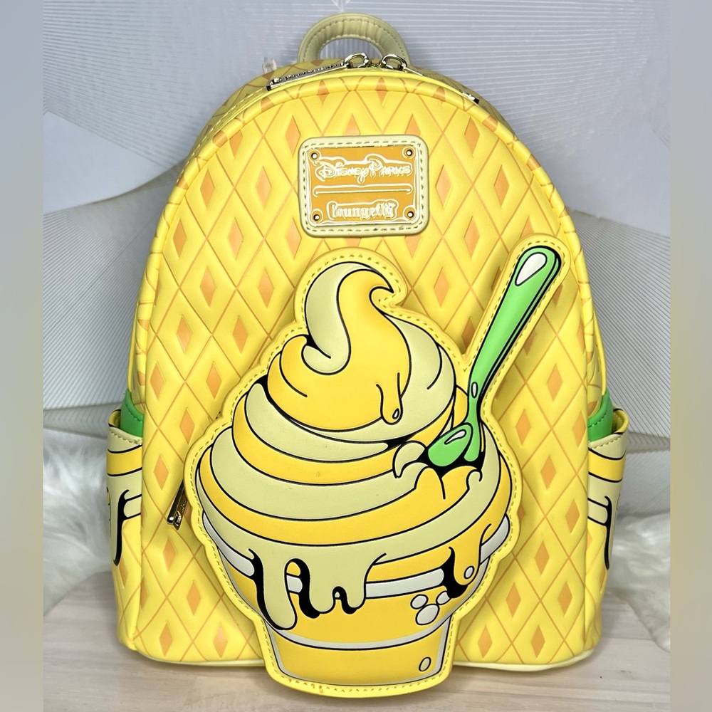 •SOLD• Disney Parks Loungefly Pineapple Swirl Whip Mini Backpack NWT